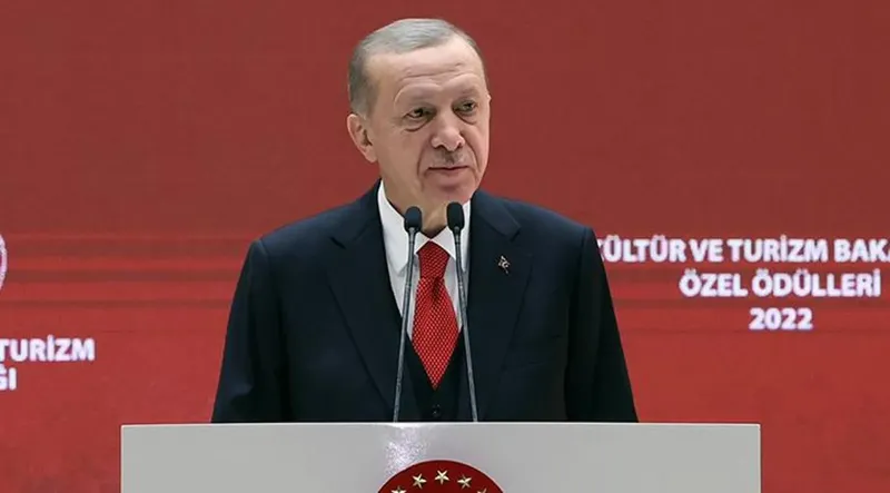 Erdoğan: “Bir toplum kültür ve sanat alanındaki birikimi kadar güçlüdür”
