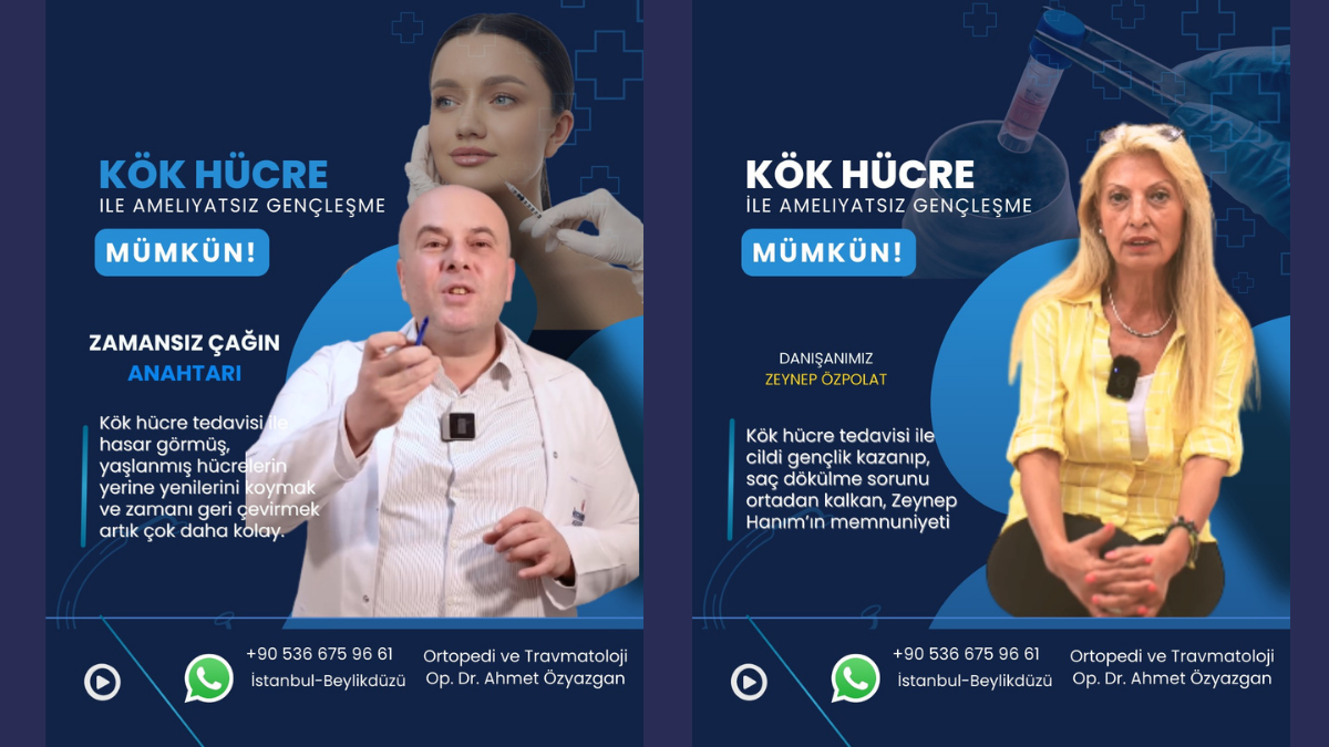 Doktor Ahmet Özyazgan’dan Kök Hücre Açıklaması: “Tıpta Sessiz Devrim Başladı”