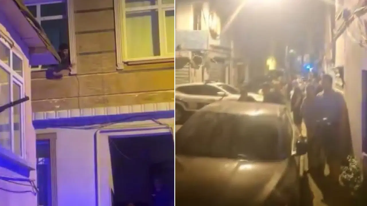 Annesini Bıçakla Rehin Aldı, Pencereden Atlayarak Kaçmaya Çalıştı