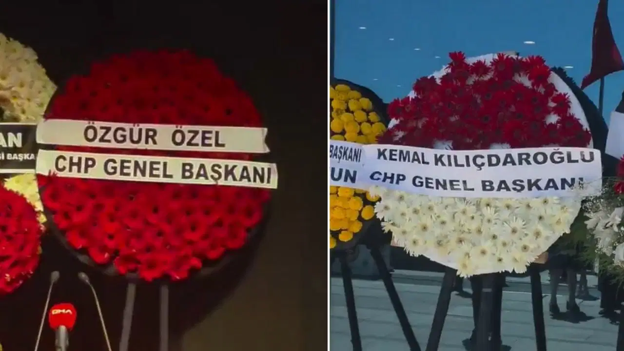Kadir İnanır’ın Anma Töreninde Çelenk Detayı Dikkat Çekti