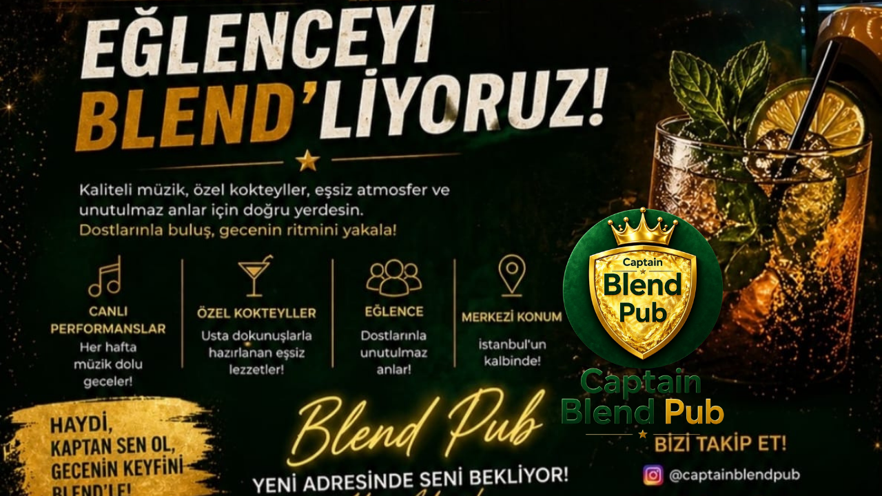 Beylikdüzü Gecelerinin Yeni Gözdesi: Captain Blend Pub Kısa Sürede İlgi Odağı Oldu