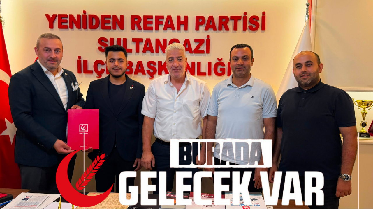 Yeniden Refah Partisi Sultangazi’de Gençlikte Görev Değişimi: Başkanlık Yusuf Aybak’a Emanet
